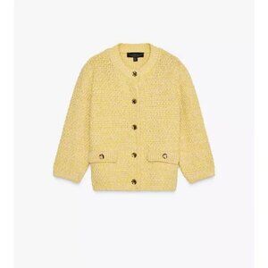 ZARA KNIT CARDIGAN WITH ELBOW-LENGTH SLEEVES